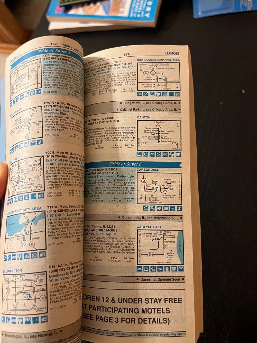 Vintage Super 8 Motel International Directory Travel Booklets Lot 2003 2005 2007